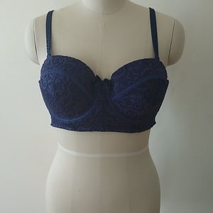 Adore Me Blue Balconette Bra 42C